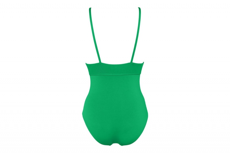 Green Eres Larcin Triangle Fou Women's One piece | DL3160879