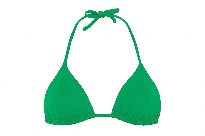 Green Eres Mouna Small Triangle Fou Women's Bikini Top | MR2617035