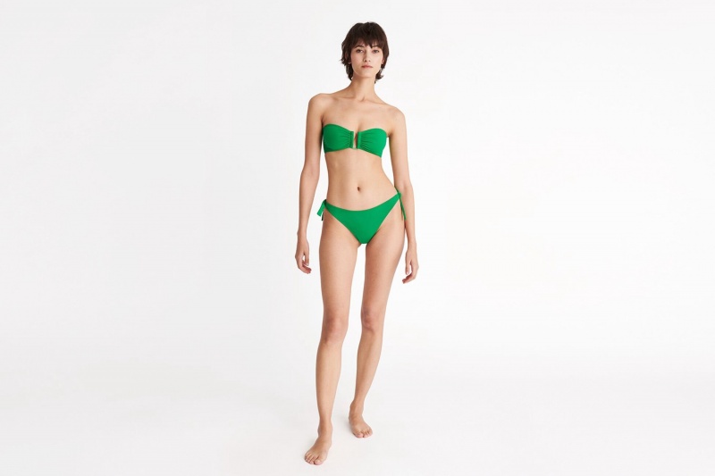 Green Eres Panache High-waisted Fou Women's Bikini Bottoms | MJ9847536