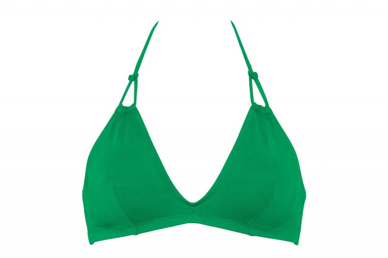 Green Eres Remix Full-cup Triangle Fou Women's Bikini Top | NH8745329