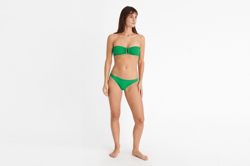 Green Eres Show Bandeau Fou Women's Bikini Top | ET9168320