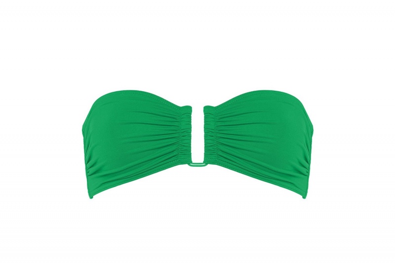 Green Eres Show Bandeau Fou Women's Bikini Top | ET9168320