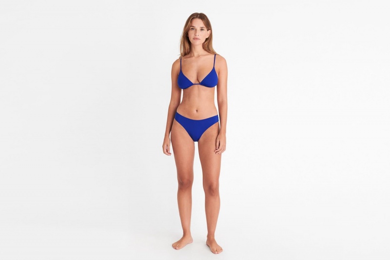 Indigo Eres Coulisses High-waisted Women's Bikini Bottoms | YT7986014