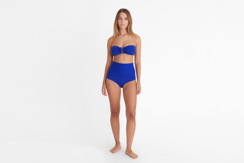 Indigo Eres Gredin High-waisted Bikini Women's Bikini Bottoms | CR7693148