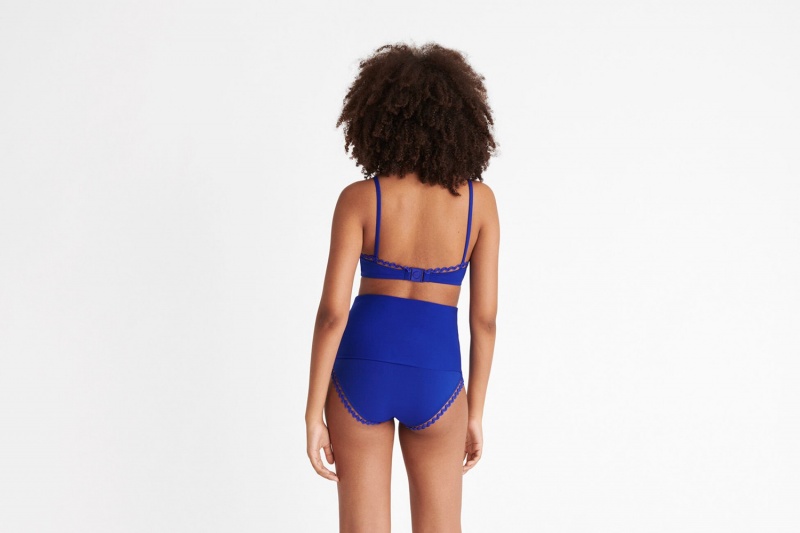 Indigo Eres Hit High-waisted Women's Bikini Bottoms | XM4871539