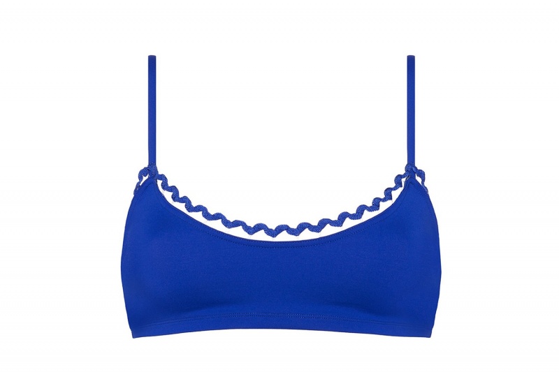 Indigo Eres Move Crop Top Women's Bikini Top | TY3056129