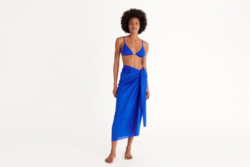 Indigo Eres Peplum 2 Long Women's Sarong | YM5704182