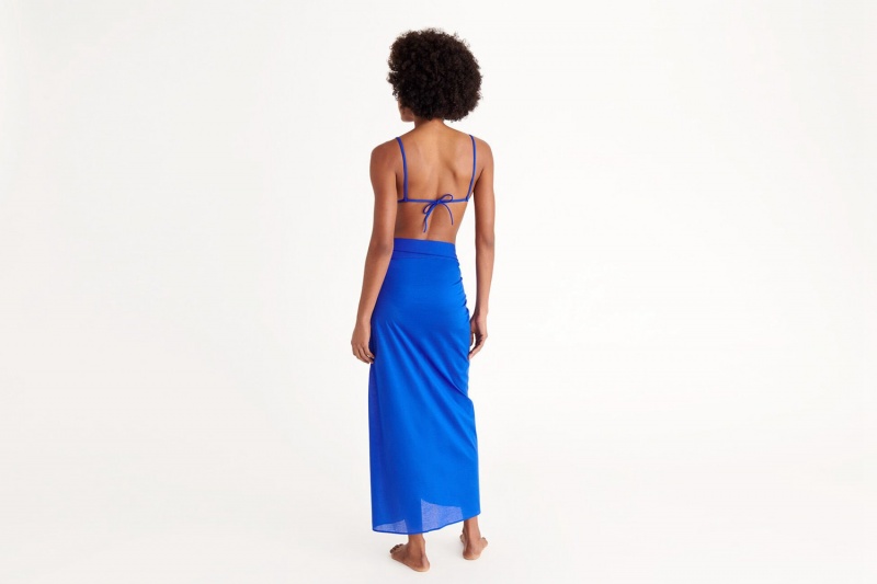 Indigo Eres Peplum 2 Long Women's Sarong | YM5704182