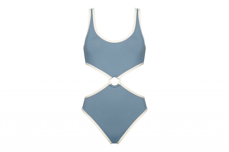 Light Blue Eres Isabel Trikini Requin Bleu 23e Women's One piece | VD5018239