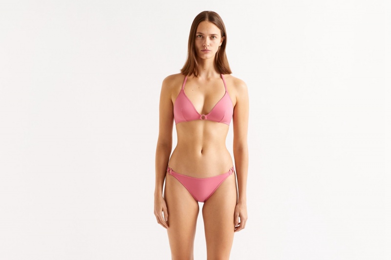 Light Pink Eres Elena Small Triangle 23e Women's Bikini Top | VX8927504