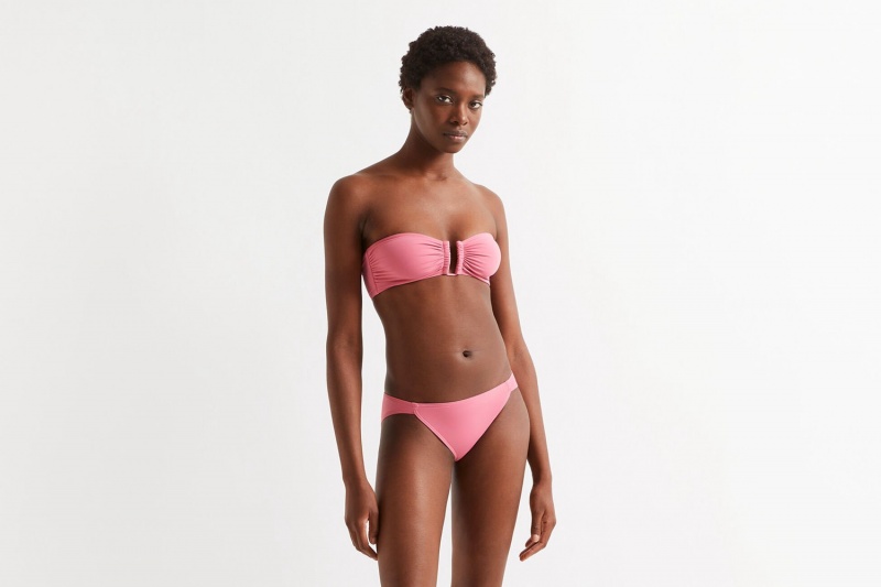 Light Pink Eres Show Bandeau 23e Women's Bikini Top | IX6593720