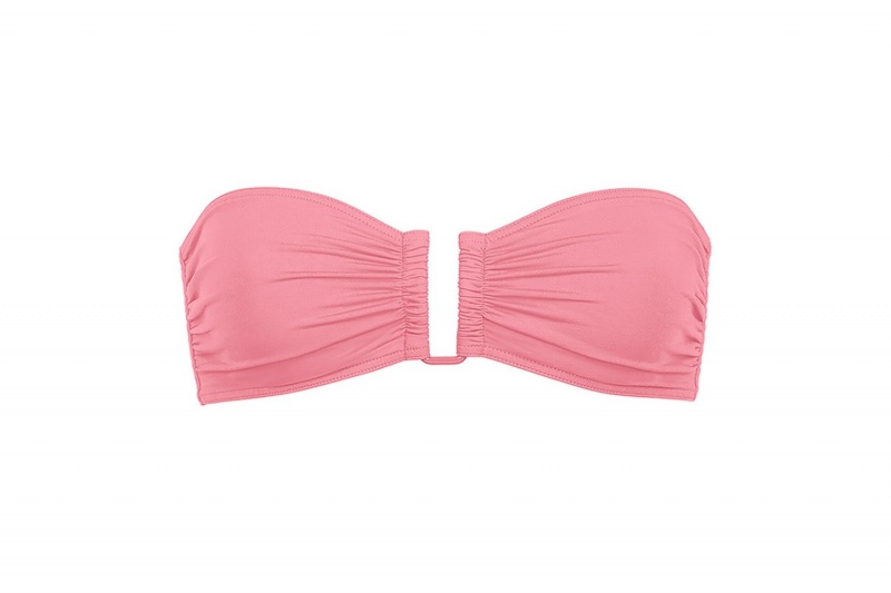 Light Pink Eres Show Bandeau 23e Women's Bikini Top | IX6593720