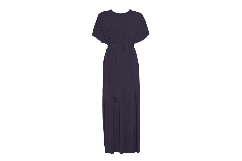 Navy Eres Lana Long Women's Dress | MB4620531