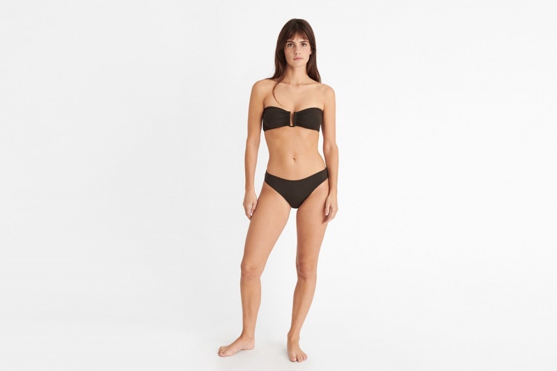 Olive Eres Coulisses High-waisted Women's Bikini Bottoms | SC8697123