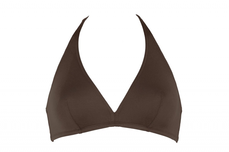 Olive Eres Gang Full-cup Triangle Women's Bikini Top | ME3964570