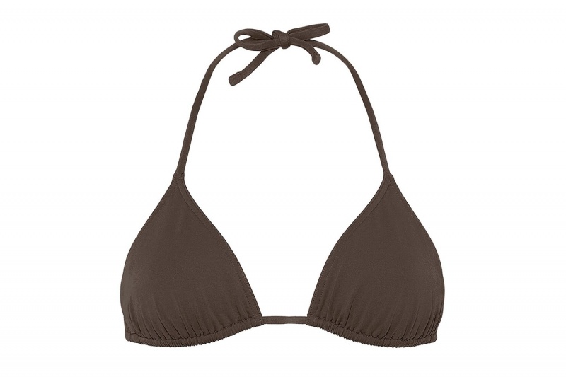 Olive Eres Mouna Small Triangle Women's Bikini Top | RC9086152