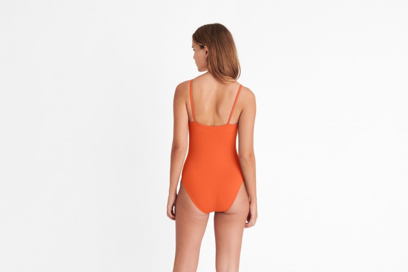 Orange Eres Aquarelle Tank 24e Women's One piece | PT0321895