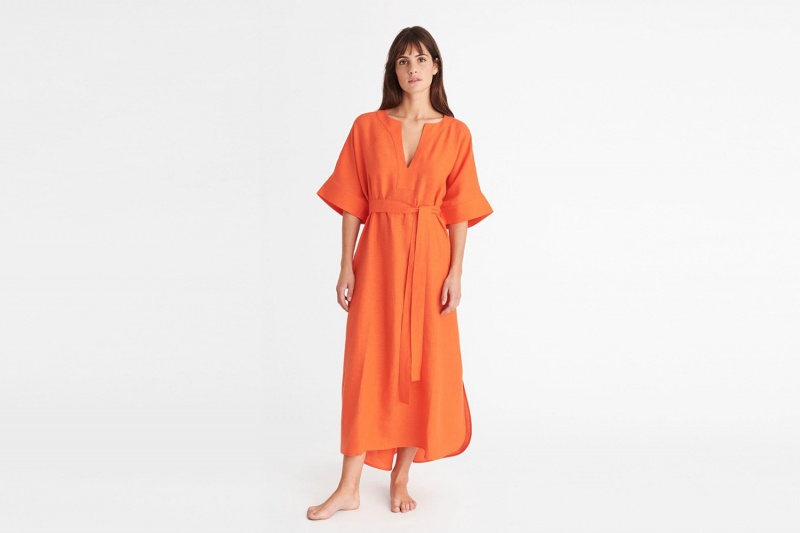 Orange Eres Bibi Kaftan 24e Women\'s Dress | HD8542960