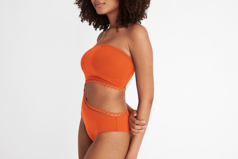 Orange Eres Dancing Bustier 24e Women's One piece | AD4956830