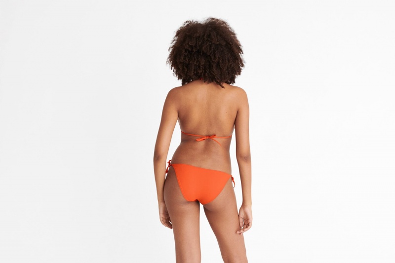 Orange Eres Mouna Small Triangle 24e Women's Bikini Top | BF6541082