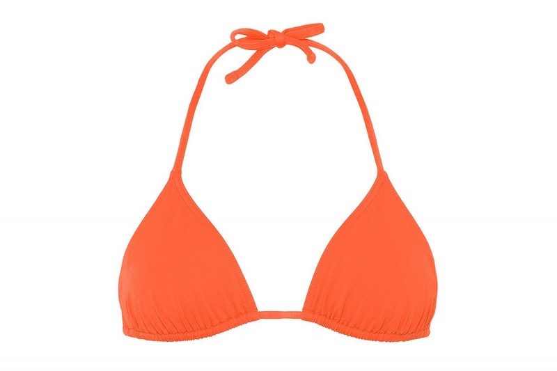 Orange Eres Mouna Small Triangle 24e Women's Bikini Top | BF6541082