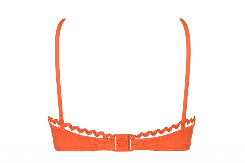 Orange Eres Move Crop Top 24e Women's Bikini Top | TL4097253