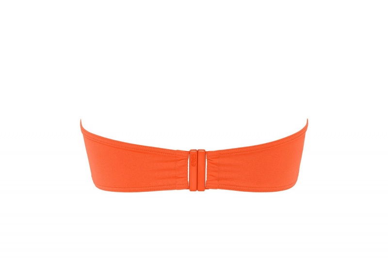 Orange Eres Show Bandeau 24e Women's Bikini Top | WD9046823