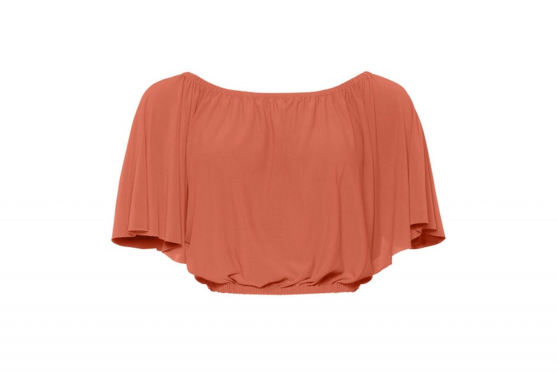 Orange Eres Solal Women's Cropped Tops | MB5127934