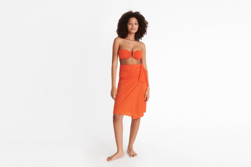 Orange Eres Tanagra Short 24e Women's Sarong | NM5069834