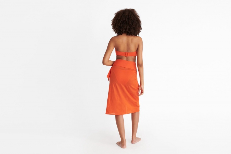 Orange Eres Tanagra Short 24e Women's Sarong | NM5069834