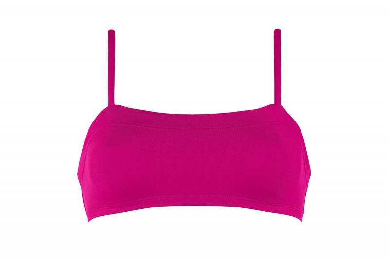 Pink Eres Azur Crop Top 23h Women's Bikini Top | FM2051798