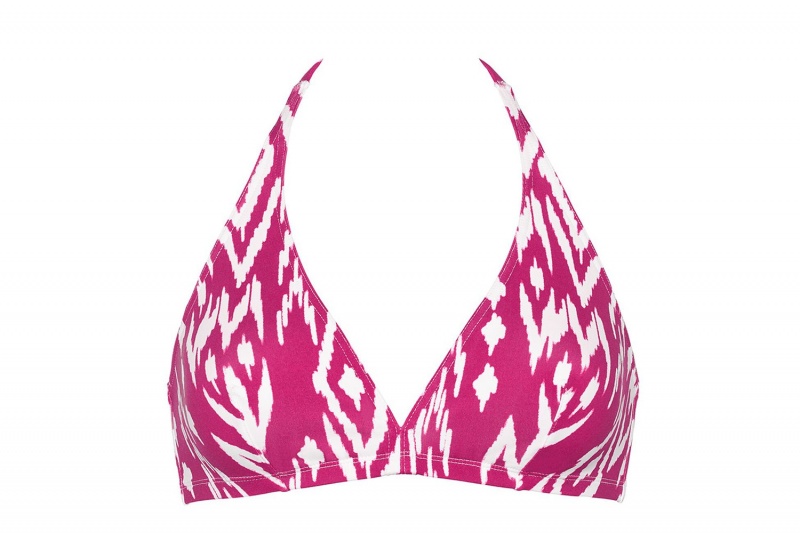 Pink Eres Storm Full-cup Triangle Women's Bikini Top | SI9108537