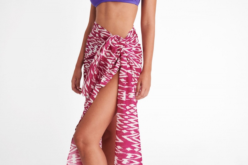 Pink Eres Weather Women's Sarong | QV6972453