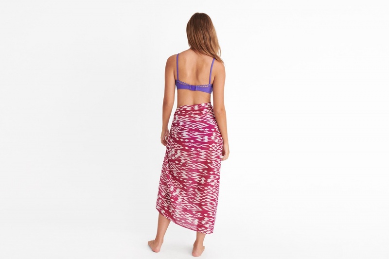 Pink Eres Weather Women's Sarong | QV6972453