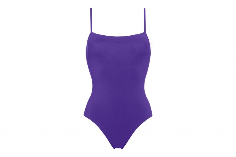 Purple Eres Aquarelle Tank Women's One piece | ZV9805214