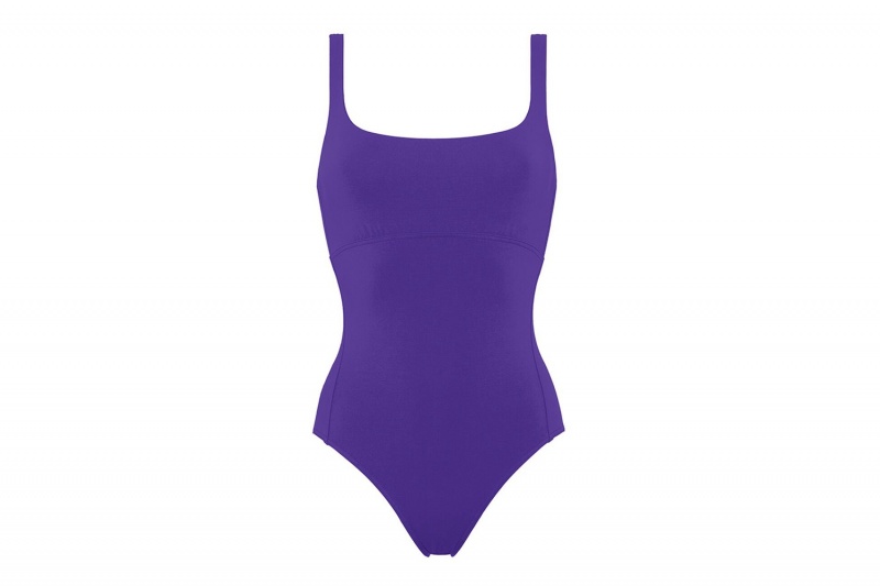 Purple Eres Arnaque Tank Women's One piece | PQ1027693