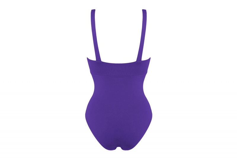 Purple Eres Arnaque Tank Women's One piece | PQ1027693