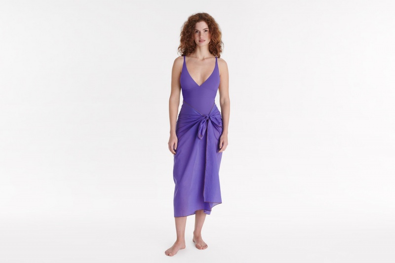 Purple Eres Cabine Women\'s Sarong | BL2315674