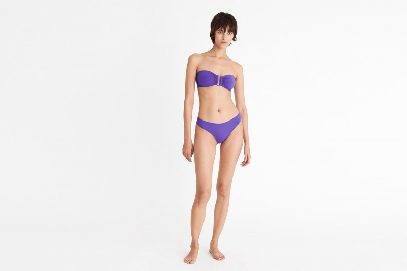 Purple Eres Coulisses High-waisted Women's Bikini Bottoms | YE5428309