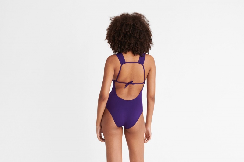 Purple Eres Dance Sophisticated Women's One piece | SZ1902864