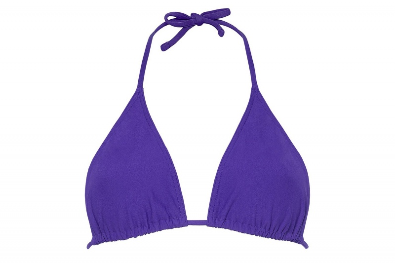 Purple Eres Energie Small Triangle Women's Bikini Top | FT2510934