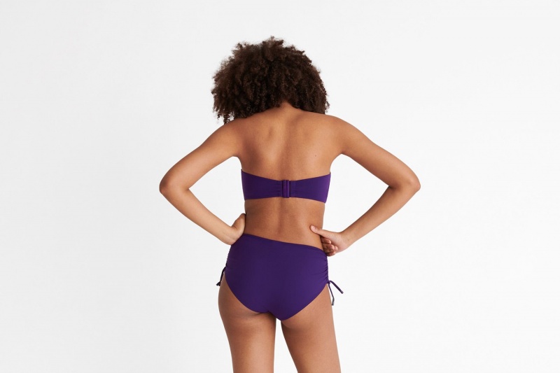 Purple Eres Ever High-waisted Women's Bikini Bottoms | MH7239150