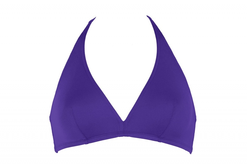 Purple Eres Gang Full-cup Triangle Women's Bikini Top | CH8953721