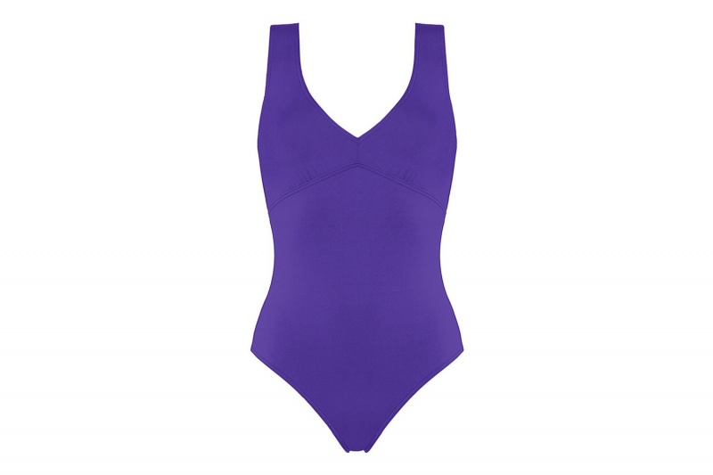 Purple Eres Hold Up Sophisticated Women's One piece | WK7246935