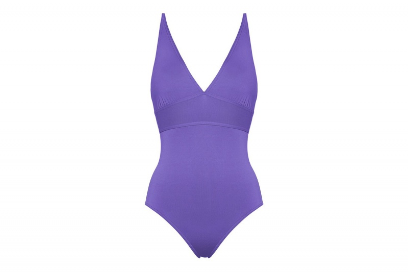 Purple Eres Larcin Triangle Women's One piece | KB8697512