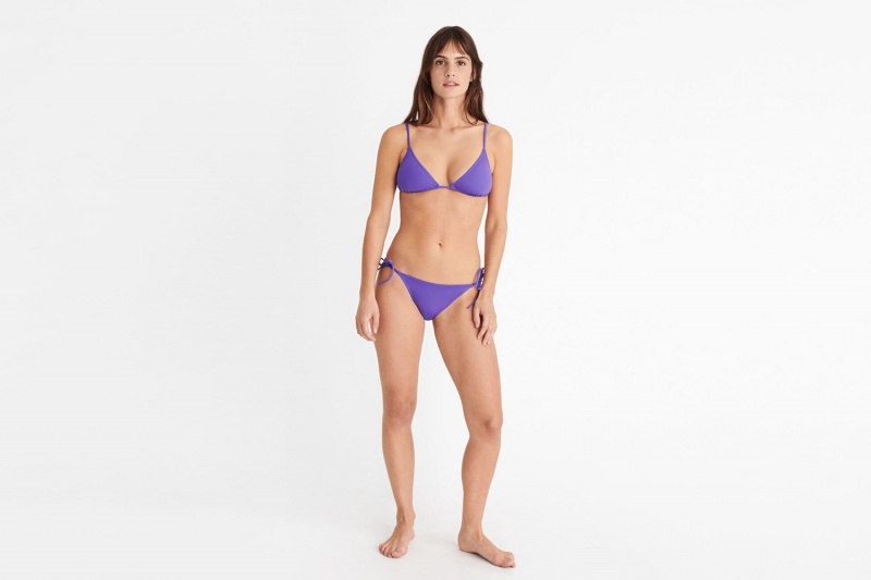 Purple Eres Malou Thin Bikini Women's Bikini Bottoms | EI2640857