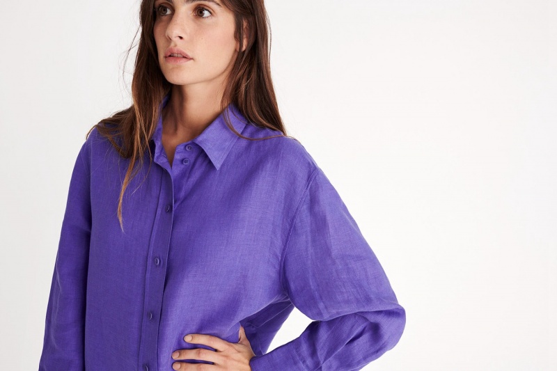 Purple Eres Mignonette Women's Shirts | RE7509682