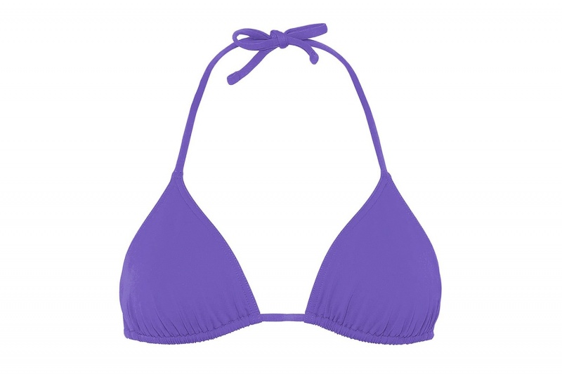 Purple Eres Mouna Small Triangle Women's Bikini Top | BM2041598