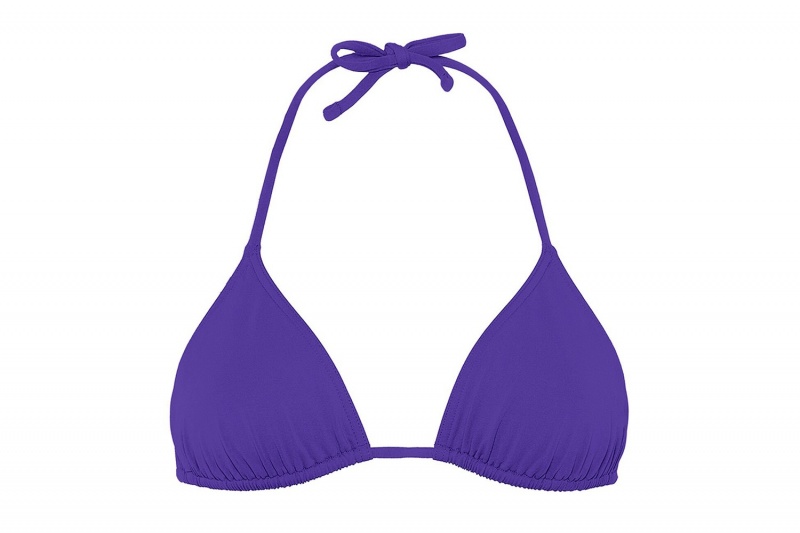 Purple Eres Mouna Small Triangle Women's Bikini Top | XN4721603