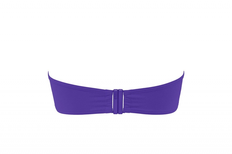 Purple Eres Show Bandeau Women's Bikini Top | HL9056872